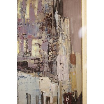 増田誠 パリ巴里 10号 油絵　Z031 