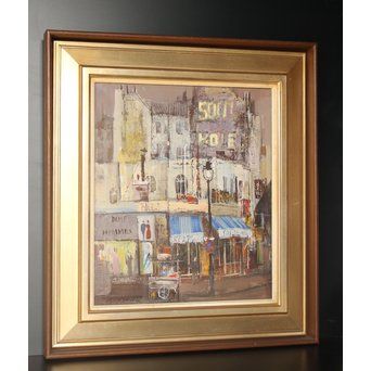 増田誠 パリ巴里 10号 油絵　Z031