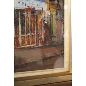 増田誠 パリ巴里 10号 油絵　Z031 