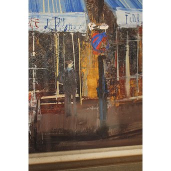 増田誠 パリ巴里 10号 油絵　Z031 