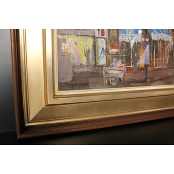 増田誠 パリ巴里 10号 油絵　Z031 