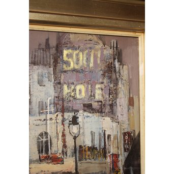 増田誠 パリ巴里 10号 油絵　Z031 