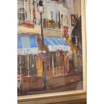 増田誠 パリ巴里 10号 油絵　Z031 