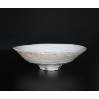 八木一夫 粉引茶碗　P035 