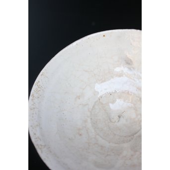 八木一夫 粉引茶碗　P035 