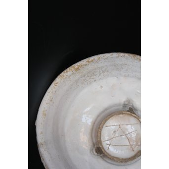 八木一夫 粉引茶碗　P035 