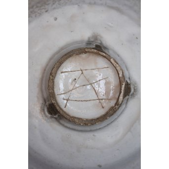 八木一夫 粉引茶碗　P035 