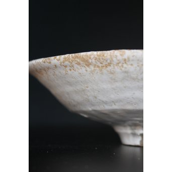 八木一夫 粉引茶碗　P035 