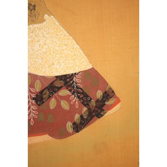 小林清彦 美人画 掛軸　Z032 