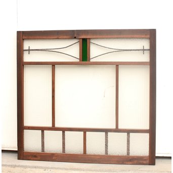 松葉組子と色ガラスのガラス戸/窓　GD1163 