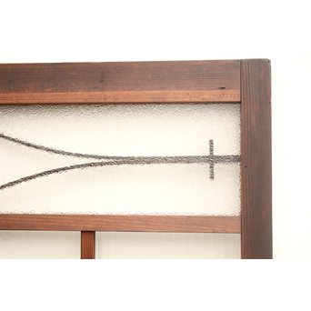 松葉組子と色ガラスのガラス戸/窓　GD1163 