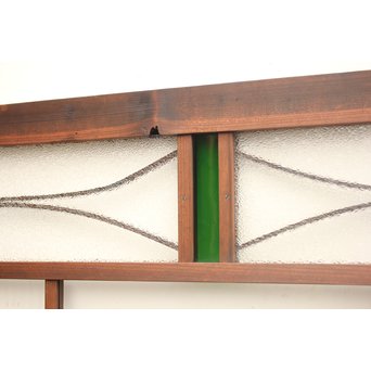 松葉組子と色ガラスのガラス戸/窓　GD1163 