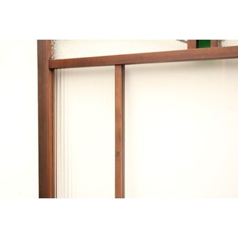 松葉組子と色ガラスのガラス戸/窓　GD1163 