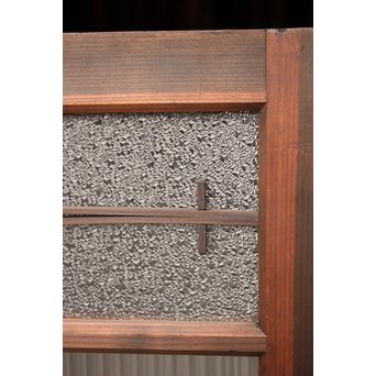 松葉組子と色ガラスのガラス戸/窓　GD1163 