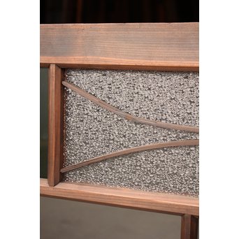 松葉組子と色ガラスのガラス戸/窓　GD1163 