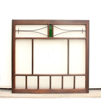 松葉組子と色ガラスのガラス戸/窓　GD1163