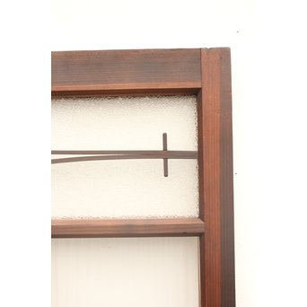 松葉組子と色ガラスのガラス戸/窓　GD1163 