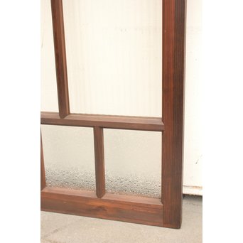 松葉組子と色ガラスのガラス戸/窓　GD1163 