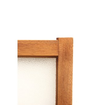 黄色ガラス明り取り/欄間 2枚1組　R2303 