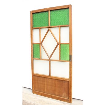 オニダイア緑色ガラス戸　GD1166Y 