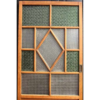 オニダイア緑色ガラス戸　GD1166Y 