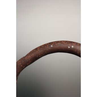 金龍堂大國/大国造 特別底款 日ノ丸形象嵌入饕餮紋鉄瓶　M047 