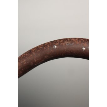 金龍堂大國/大国造 特別底款 日ノ丸形象嵌入饕餮紋鉄瓶　M047 