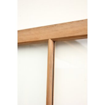 9分割 白木クリアガラス戸 2枚1組　GD1169 