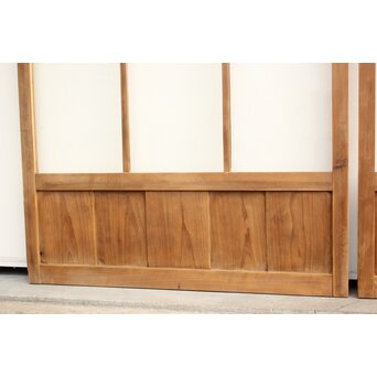 9分割 白木クリアガラス戸 2枚1組　GD1169 