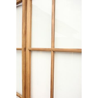 9分割 白木クリアガラス戸 2枚1組　GD1169 