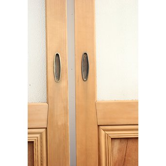 白木大判ダイアガラス戸 2枚1組　GD1171 