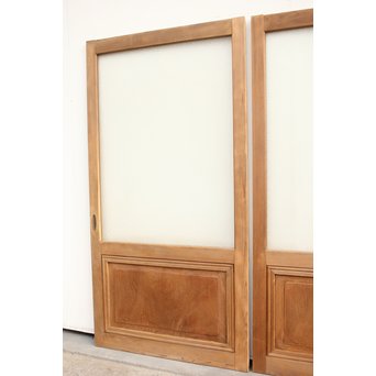 白木大判ダイアガラス戸 2枚1組　GD1171 