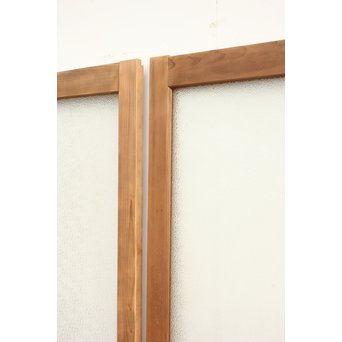 白木大判ダイアガラス戸 2枚1組　GD1171 