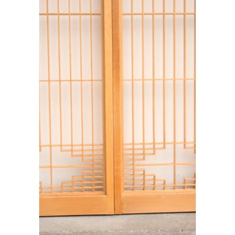 白木欄間書院 5枚1組　R2305 