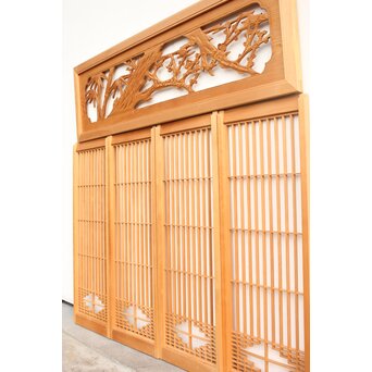 白木欄間書院 5枚1組　R2305 