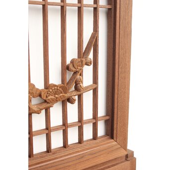 神代杉と神代欅の書院欄間 5枚1組　R2306Y 