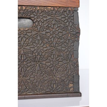 時代版木の火鉢/手焙　X045 