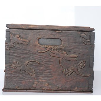 時代版木の火鉢/手焙　X045 