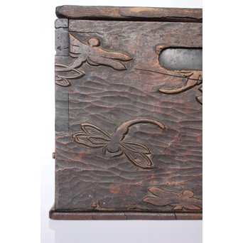 時代版木の火鉢/手焙　X045 