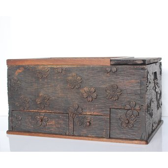 時代版木の火鉢/手焙　X045 