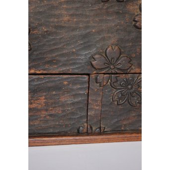 時代版木の火鉢/手焙　X045 