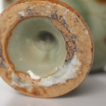 表千家即中斎 二重共箱 龍泉窯飛青磁 馬上杯茶入【法外】　P038 