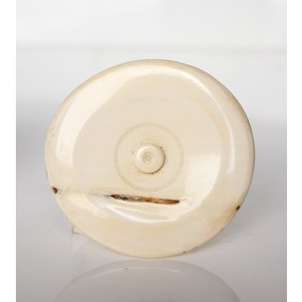 表千家即中斎 二重共箱 龍泉窯飛青磁 馬上杯茶入【法外】　P038 