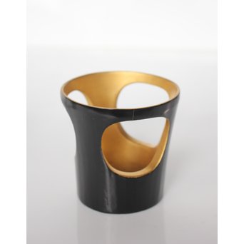 表千家即中斎 二重共箱 龍泉窯飛青磁 馬上杯茶入【法外】　P038 