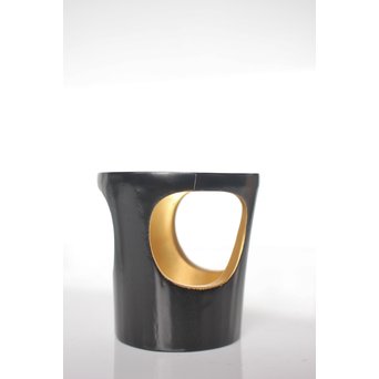 表千家即中斎 二重共箱 龍泉窯飛青磁 馬上杯茶入【法外】　P038 