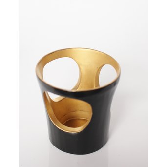 表千家即中斎 二重共箱 龍泉窯飛青磁 馬上杯茶入【法外】　P038 