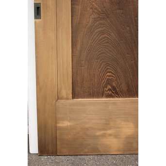 美杢 欅玉杢/泡杢の特大建具 2枚1組　W923 