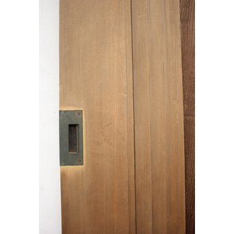 美杢 欅玉杢/泡杢の特大建具 2枚1組　W923 