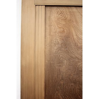 美杢 欅玉杢/泡杢の特大建具 2枚1組　W923 