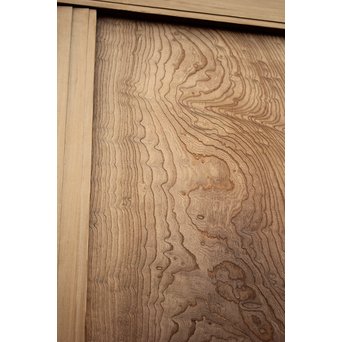 美杢 欅玉杢/泡杢の特大建具 2枚1組　W923 